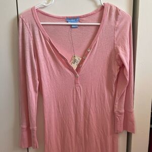 Jasmine Pink Women's Babysoll Closure Style Blouse